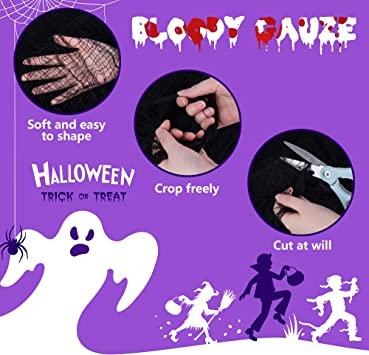 Watayo 500 X 39 Pulgadas De Tamaño Grande Halloween Creepy Cloth ...