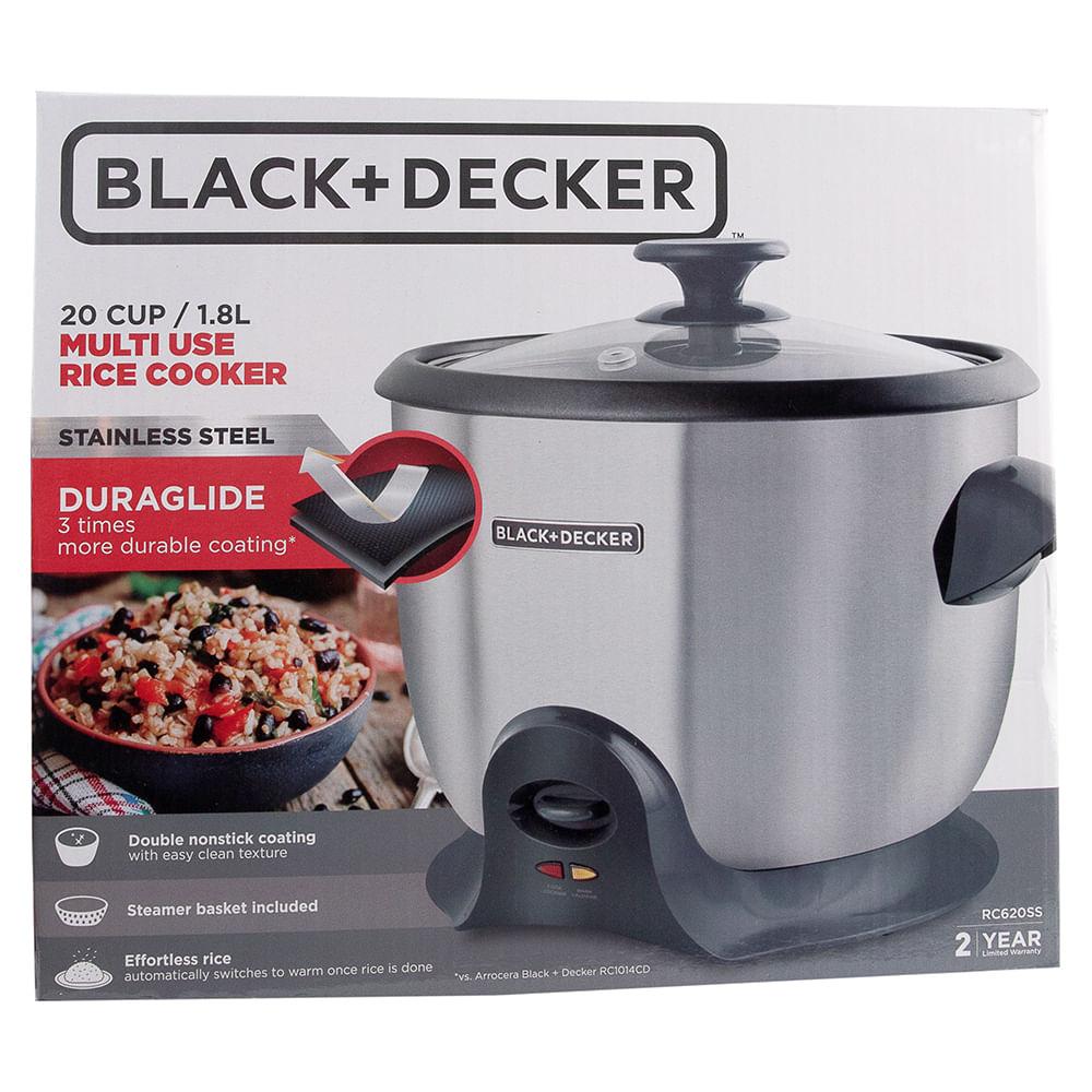 Black and Decker 20 Cup Rice Cooker RC620SS 110v