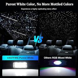 Twinkle  Meteor Starlight Headliner Kit for Car 0.03in x 9.8ft 750 Strands for Ambient Interior Decor 16W RGBW Fiber Optic Star Light Engine, 200 White Shooting Stars - Tamaño 750pcs*0.03in*9.8ft/3m
