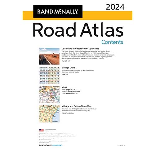 Rand McNally 2024 Road Atlas Edición de coleccionista del centenario