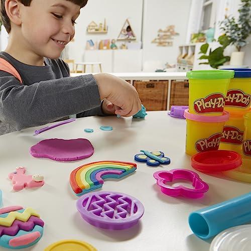  Play-Doh Set de moldes festivos - Juego de herramientas  navideñas, 43 accesorios y 10 colores compuestos de modelado, artes y  manualidades navideñas para niños de 3 años en adelante (exclusivo de