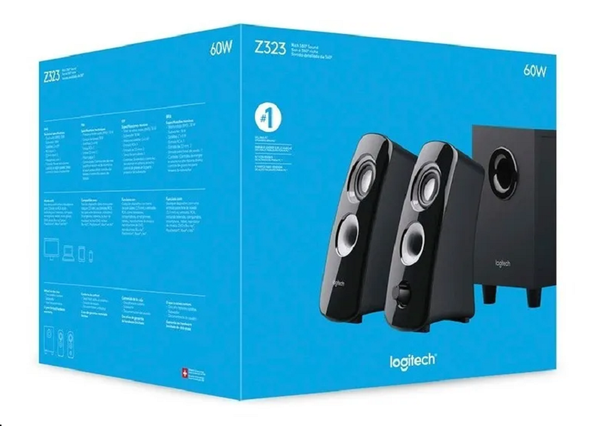 Sistema de altavoces Z323 de Logitech, Negro