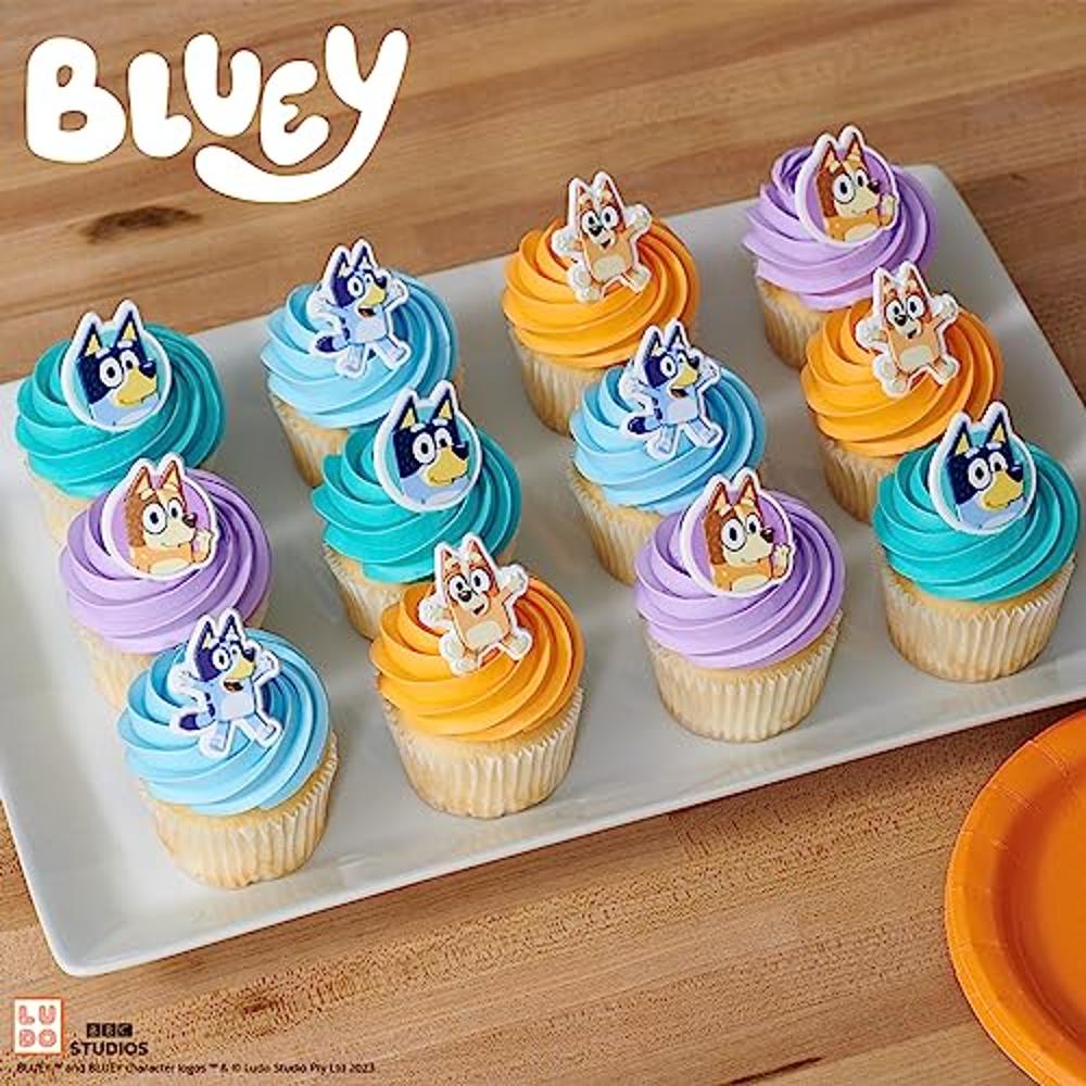 24 adornos comestibles para cupcakes, decoraciones para tartas, mini  cupcakes y autos Oreos, 2 adornos para cupcakes, multicolor
