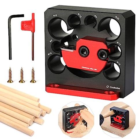 Dowel Maker Jig Kit, Metric 8mm to 20mm Adjustable Electric Drill Carbide  Inserts Dowel Maker with Carbide Blade, Round Rod Auxiliary Tool for Wooden  Rods Sticks Woodworking : Precio Guatemala