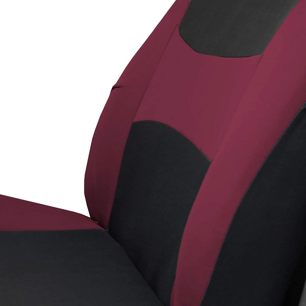 Fundas para asientos individuales, bolsas de aire compatibles, de cuero,  clásicas y exquisitas, compatible con airbag, listas para separar FH GROUP