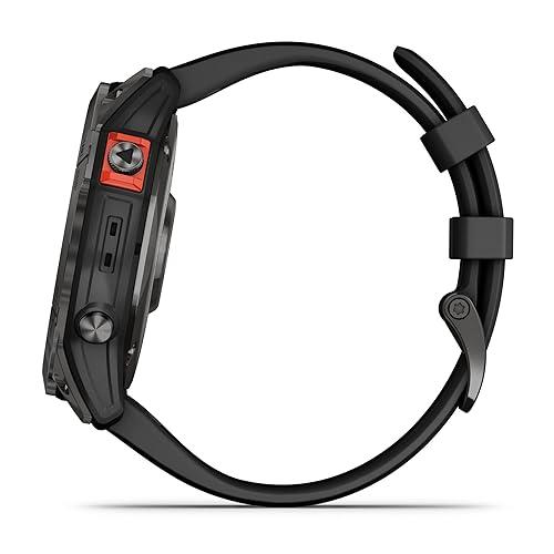 Garmin fenix 7X Solar, Larger sized adventure smartwatch, with Solar ...