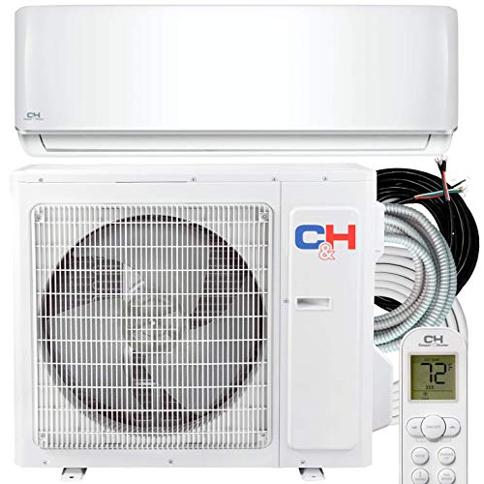  Cooper & Hunter 60.000 BTU Universal Piso Techo Sin Conductos  Mini Split Aire Acondicionado 230V Con Termostato De Pared : Hogar y Cocina