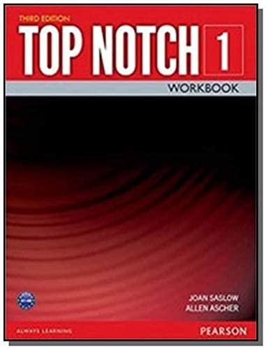 TOP NOTCH 1 3/E WORKBOOK 392815 Precio Guatemala