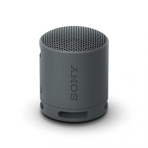  Sony SRS-XB100 Altavoz de viaje inalámbrico Bluetooth portátil,  ligero, supercompacto, extraduradero, IP67, impermeable y resistente al  polvo, batería de 16 horas, correa versátil y llamadas manos : Electrónica