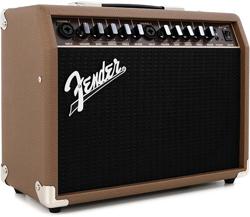 Fender Acoustasonic Guitar Amp for Acoustic Guitar, 40 Watts, with 2-Year Warranty 2x6.5 Inch Speakers, Chorus Effect, Dual Front-panel Inputs, 9.8Dx17.6Wx15.5H Inches, Brown/Wheat - Tamaño 40 Watt
