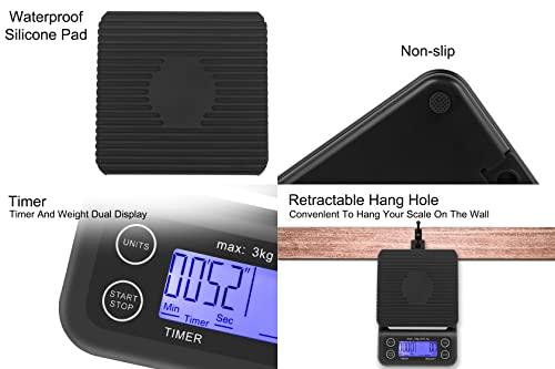 Coffee Scale With Timer Small Apexstone Espresso Scale With Timer 