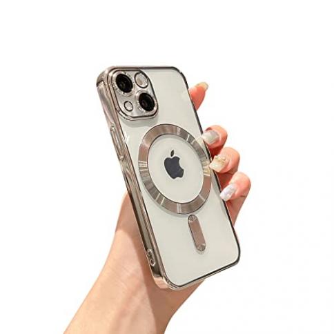 Cool Funda Magnética Transparente para iPhone 13