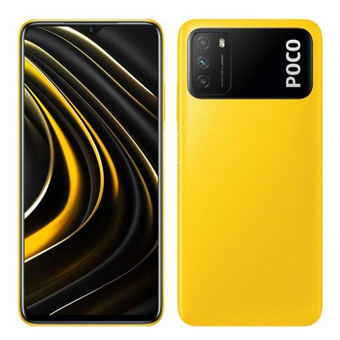 Celular POCO M3 Eu,Xiaomi 4GB RAM, 128 ROM, Color Amarillo : Precio  Guatemala