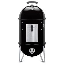 Weber Smokey Mountain Cooker 14-Inch Charcoal Smoker – Outdoor BBQ Smoker with Dual Cooking Grates, Porcelain‑Enameled Kettle  Temperature Control Dampers - Tamaño 14.5 - Nombre de estilo Smoker