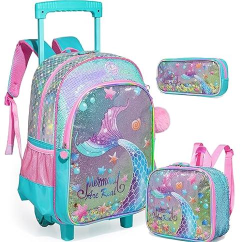 Sequin 2024 rolling backpack