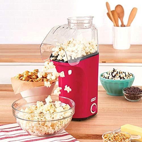 DASH Hot Air Popcorn Popper Maker with Measuring Cup to Portion Popping ...