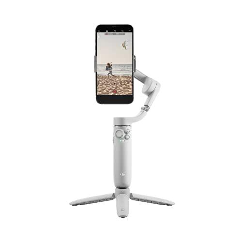  DJI Osmo Mobile 6 Premium Vlogging Combo, cardán de teléfono de  3 ejes, seguimiento de objetos, barra de extensión incorporada,  estabilizador de Android y iPhone, gris platino, con un micrófono DJI (
