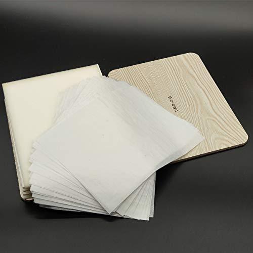 Worown 60 pcs Flower Press Refill, A5 Refill Lining Paper, Blotter