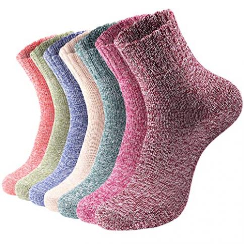 Calcetines de lana Clothirily: calcetines gruesos de lana suave