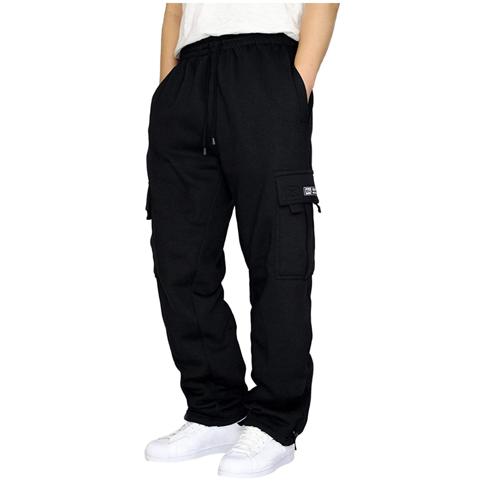  Pantalones deportivos para hombre, con cordón y