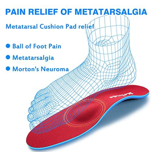 Orthotics Arch Support Metatarsalgia Insoles Mortons Neuroma Inserts Relief Ball of Foot Pain