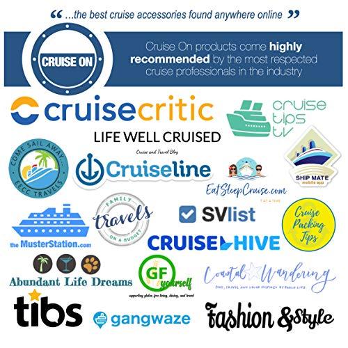 Royal Caribbean Luggage Tag Holders by Cruise On [4 Pack] Fits All ...