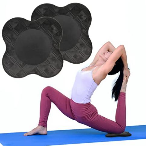 GoYonder Yoga Knee Pads 2 Pack, Yoga Knee Cushion Thick, Exercise