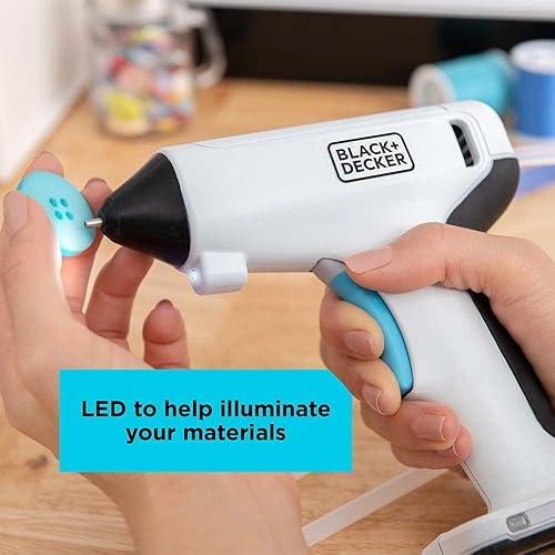 BLACK+DECKER 4V MAX Cordless Glue Gun, USB Rechargeable (BCGL115FF