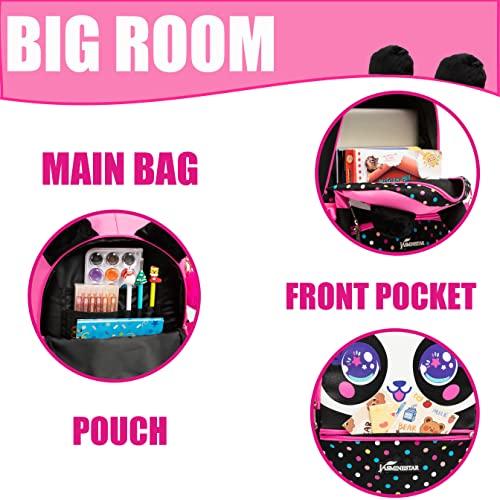 Inprof Rolling Backpack For Girls - Kids Wheeled Backpack With Lunch Box & Pencil Case Set - View #11