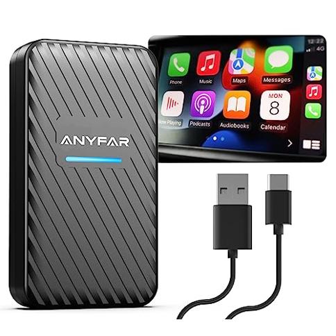  lnnkfacil Wireless Android Auto Car Adapter - Instantly Connect  Your Smartphone to Your car Screen wirelessly - Direct Plug-in USB Adapter  - Faster Transmission- Automatically Connect : Automotive