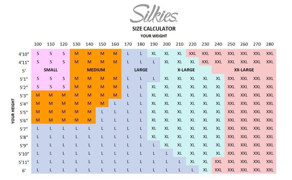 Silkies Pantimedias superiores de control para mujer con piernas de