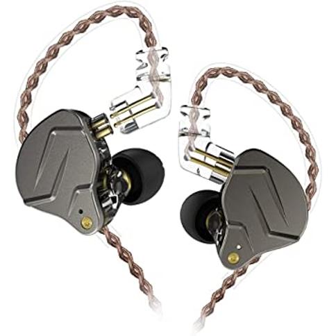 erjigo KZ ZSN Pro Dynamic Hybrid Dual Driver in Ear Auriculares  desmontables Cable sin enredos Músicos In-Ear Earbuds Auriculares (gris sin  micrófono) : Precio Guatemala