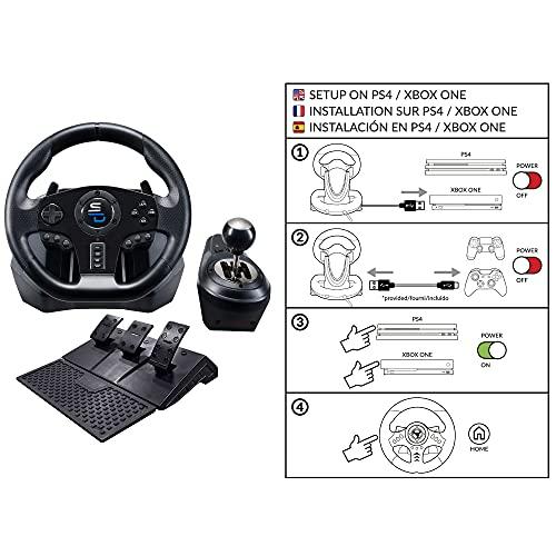 Superdrive GS850X racing steering wheel with manual shifter, 3