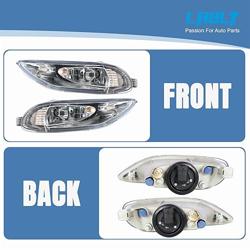 LABLT Pair of Front Fog Light Kit Replacement for Corolla 2005 2006 2007 2008 Driver Left and Passenger Right Side Switch Wiring Driving Lamps