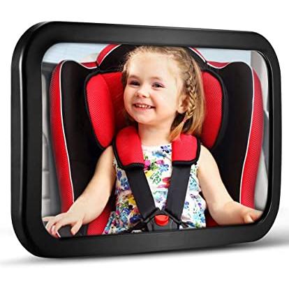 1 Uds espejo de coche para asiento trasero de bebé espejo grande