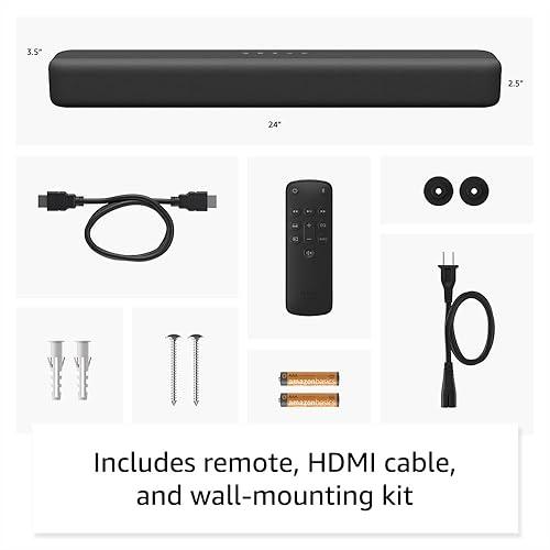 Amazon Fire TV Soundbar, altavoz 2.0 con DTS VirtualX y Dolby Audio