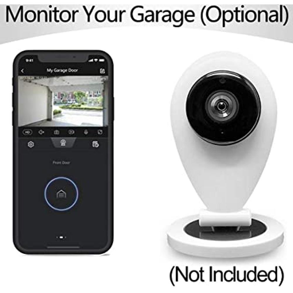 Mando a distancia inteligente WiFi para abrepuertas de garaje, funciona con   Alexa, Google Assistant, Siri