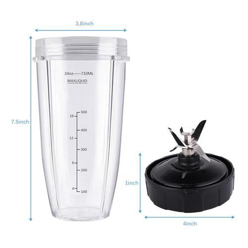 Blenpar 18oz Cup With Sip N Seal Lids Compatible With Nutri Ninja Auto - Foto 11