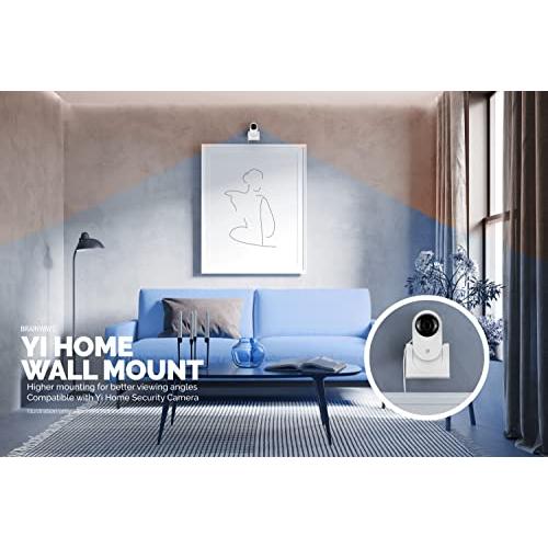 Soporte de pared de esquina para cámara de seguridad YI Home (paquete de 3)  - Sujeción adhesiva - Brainwavz Audio