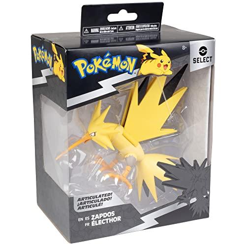 Jazwares 6 Zapdos Pokemon Super Articulated Figure Toy with Display ...