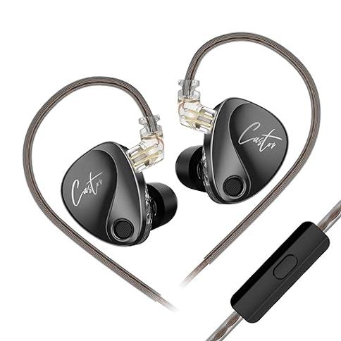 KZ Castor Auriculares con cable IEM en auriculares intrauditivos