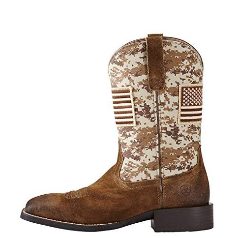 Ariat western deertan sale cowboy boots