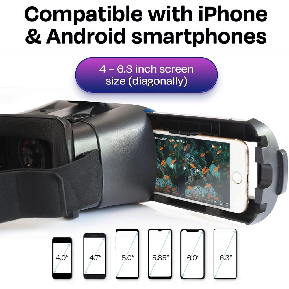 Gafas VR Y Teléfono Móvil, Auriculares De Realidad Virtual Y