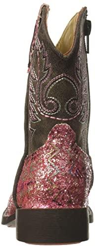 Roper Infants Cowbabies Glitter Aztec Boot, Pink, 2 Precio Guatemala