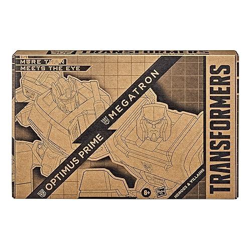 Transformers Toys Heroes and Villains Optimus Prime y Megatron, paquete