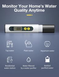 Tds Meter Digital Water Tester - Affordable  Reliable Water Testing Kits for Drinking Water - 0-9990ppm - 1s Get Accurate Reasult for Home, Well, Tap Water Quality Test and More!