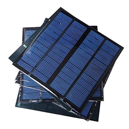  Panel solar, bajo costo resistente a la compresión Mini panel  solar, para proyectos caseros pequeños proyectos científicos : Patio,  Césped y Jardín
