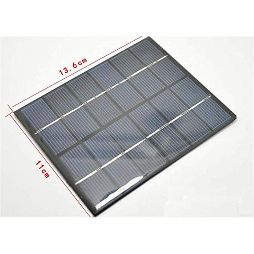 Paquete de 4 mini celdas de panel solar de 5 V, 120 mA, 3.150 x 2.165 in,  para energía solar, proyectos científicos, juguetes, cargador de batería  Rojo Verde