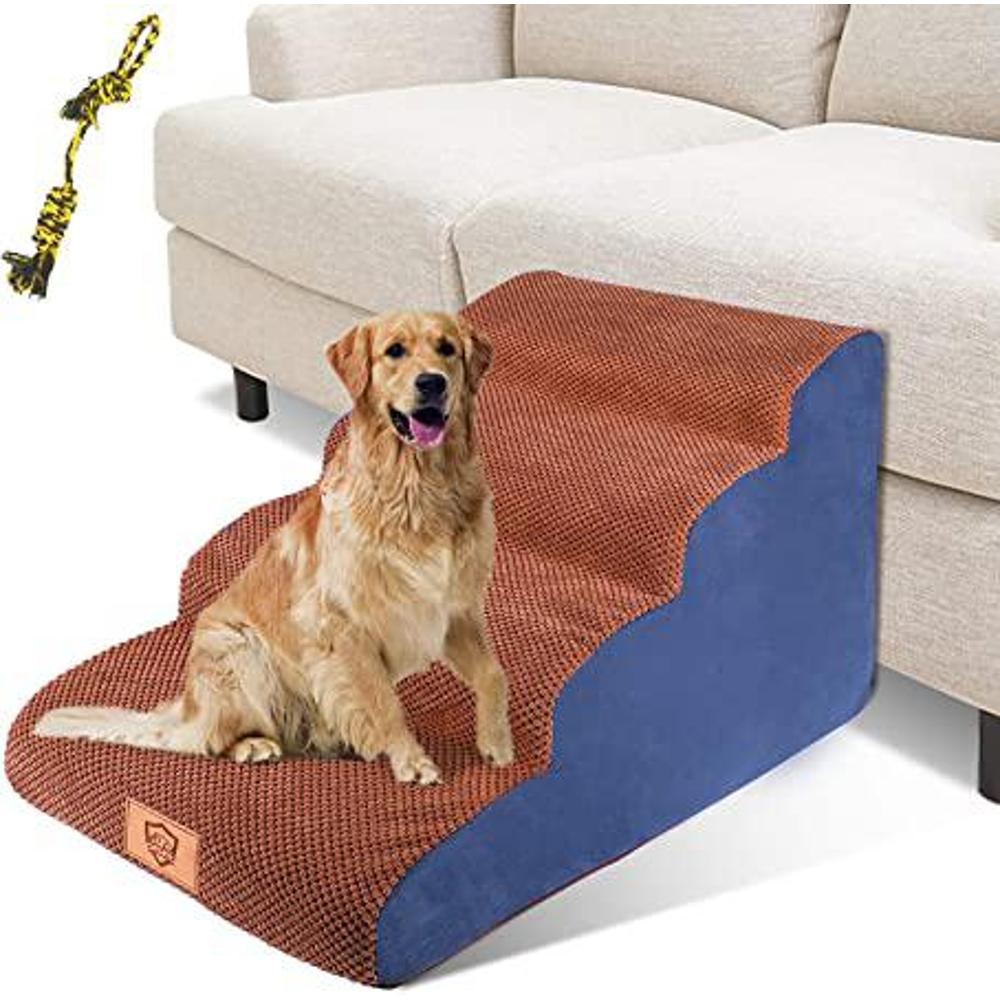 Escaleras para perros pequeños, rampa de espuma de alta densidad de 3  niveles, escaleras antideslizantes para mascotas para sofá y cama de 16 a  22 – Yaxa Costa Rica