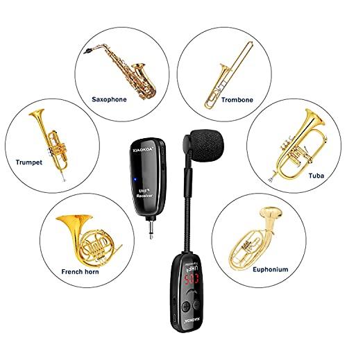 XIAOKOA Micrófonos inalámbricos de mano, micrófono profesional de karaoke  UHF, rango de 160 pies, ideal para cantar, fiesta en casa, iglesia